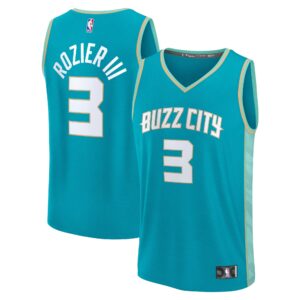 Unisex Charlotte Hornets Terry Rozier  Teal 2023/24 Fast Break Jersey - City Edition