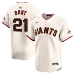 Men's San Francisco Giants Joey Bart  Cream Home Limited Player Jersey
