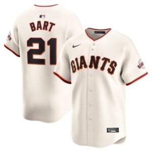 Men's San Francisco Giants Joey Bart  Cream Home Limited Player Jersey