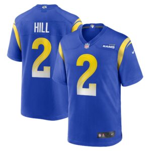 Troy Hill Los Angeles Rams  Game Player Jersey - Royal