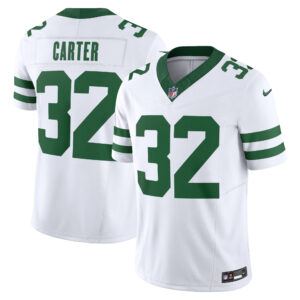 Michael Carter New York Jets  Legacy Vapor F.U.S.E. Limited Jersey - White