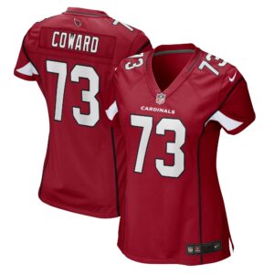 Rashaad Coward Arizona Cardinals  Women's Game Player Jersey - Cardinal