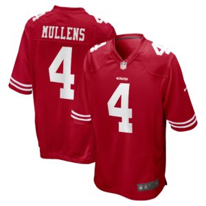 Nick Mullens San Francisco 49ers  Game Player Jersey - Scarlet