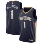 Zion Williamson New Orleans Pelicans 2019 Draft First Round Pick Swingman Jersey Navy - Icon Edition
