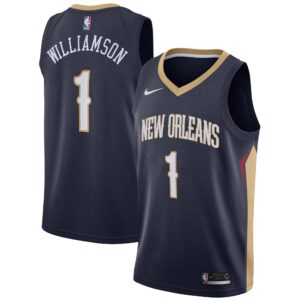 Zion Williamson New Orleans Pelicans 2019 Draft First Round Pick Swingman Jersey Navy - Icon Edition