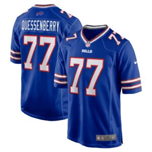David Quessenberry Buffalo Bills  Game Player Jersey - Royal