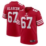Isaac Alarcon San Francisco 49ers Team Game Jersey -  Scarlet