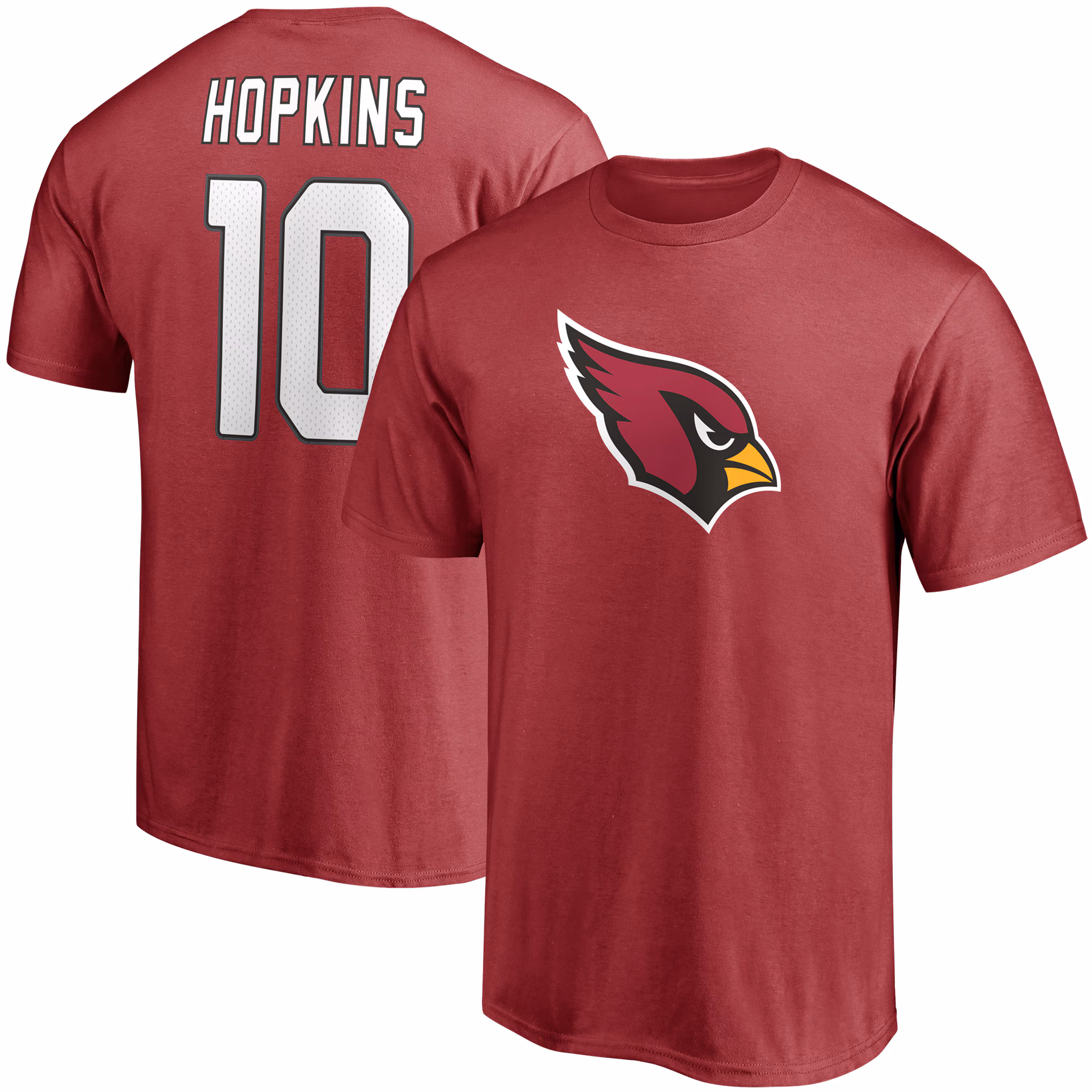 Men's DeAndre Hopkins Cardinal Arizona Cardinals Player Icon Name & Number T-Shirt