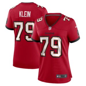 Elijah Klein Tampa Bay Buccaneers Women's  Game Jersey -  Red