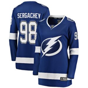 Mikhail Sergachev Tampa Bay Lightning Women's Breakaway Player Jersey - Blue