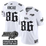 Dalton Kincaid #86 Buffalo Bills BUF 'Gothic Cold Front Edition' Vapor Limited Jersey V2 - All Stitched
