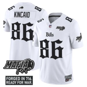 Dalton Kincaid #86 Buffalo Bills BUF 'Gothic Cold Front Edition' Vapor Limited Jersey V2 - All Stitched
