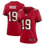 David Moore Tampa Bay Buccaneers Women's  Game Jersey -  Red
