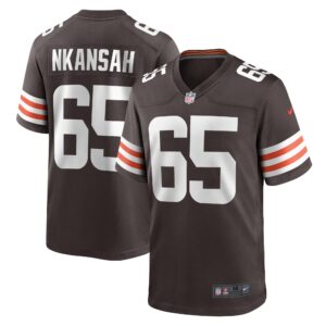 Elijah Nkansah Cleveland Browns  Game Player Jersey - Brown
