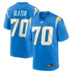Rashawn Slater Los Angeles Chargers 2021 Draft First Round Pick Game Jersey - Powder Blue