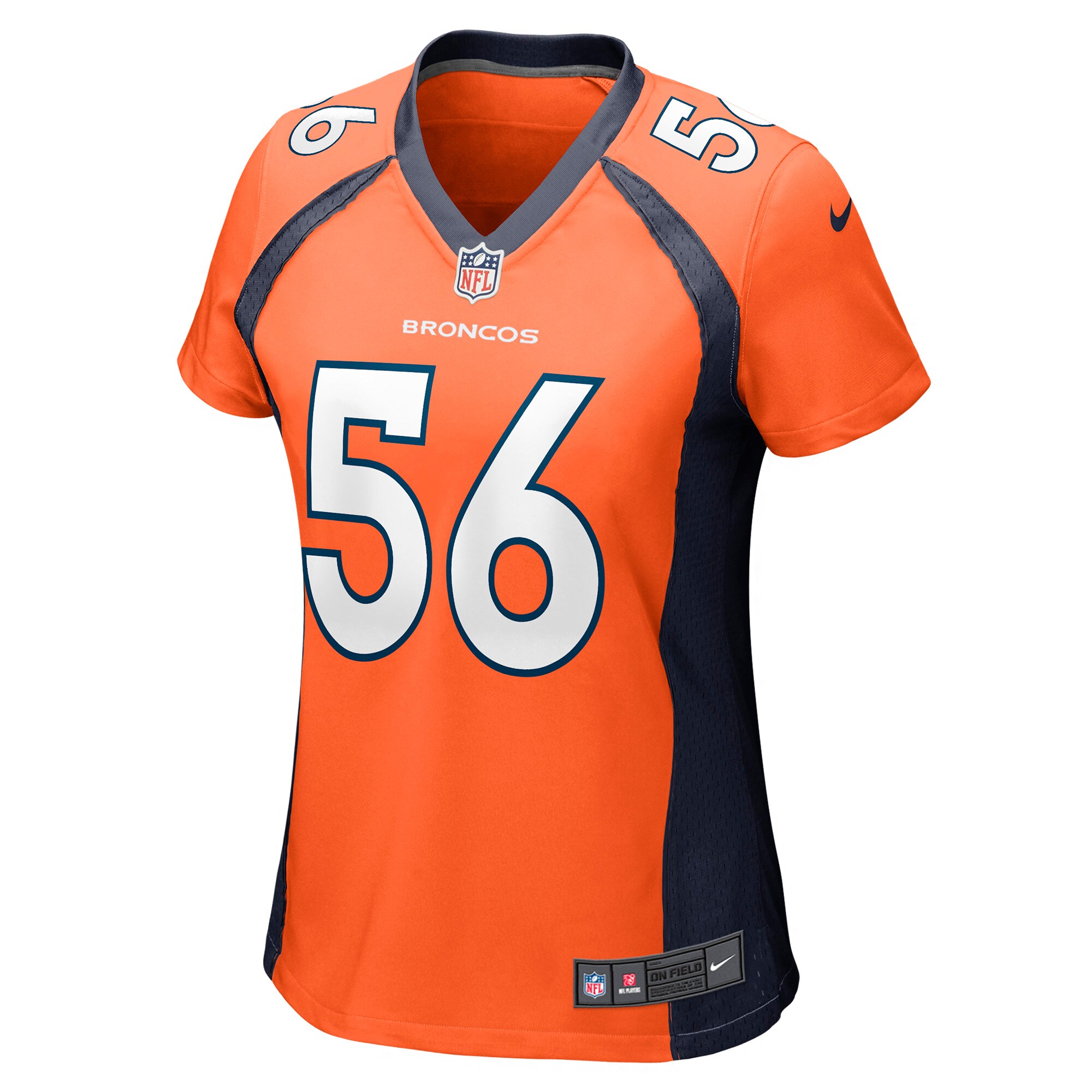 Baron Browning Denver Broncos Women's Game Jersey - Orange - Image 2