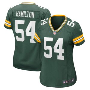 La'Darius Hamilton Green Bay Packers  Women's Game Jersey - Green
