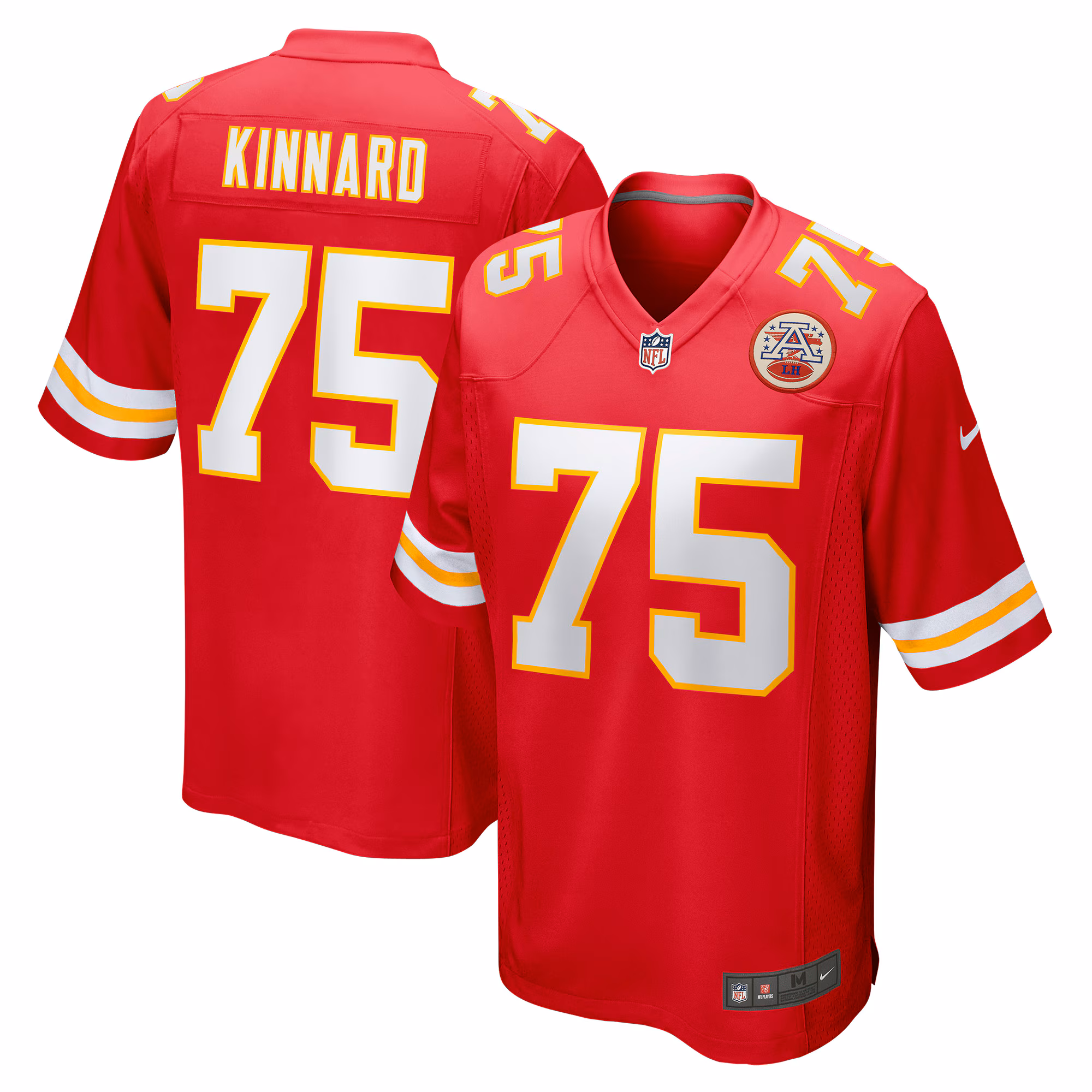 Darian Kinnard Kansas City Chiefs Game Player Jersey - Red