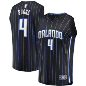 Jalen Suggs Orlando Magic  2021/22 Fast Break Replica Jersey - Icon Edition - Black