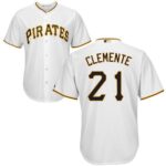 Pittsburgh Pirates #21 Roberto Clemente White New Cool Base Stitched Jersey