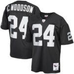 Charles Woodson Las Vegas Raiders  2002 Authentic Throwback Retired Player Jersey - Black
