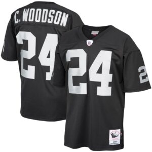 Charles Woodson Las Vegas Raiders  2002 Authentic Throwback Retired Player Jersey - Black