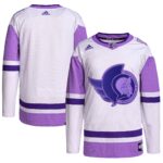 Ottawa Senators  Hockey Fights Cancer Primegreen Authentic Blank Practice Jersey - White/Purple