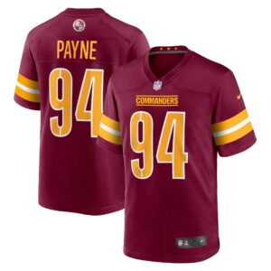 Da'Ron Payne Washington Commanders  Game Jersey - Burgundy