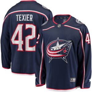 Alexandre Texier Columbus Blue Jackets Home Breakaway Player Jersey - Navy