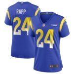 Taylor Rapp Los Angeles Rams  Women's Game Jersey - Royal