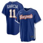 Maikel García #11 Venezuela Baseball Royal 2026 World Baseball Classic Home Stadium Jersey