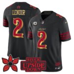 Deommodore Lenoir #2 San Francisco 49ers Rivalries x Stranger Things Vapor Limited Jersey - All Stitched