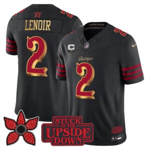 Deommodore Lenoir #2 San Francisco 49ers Rivalries x Stranger Things Vapor Limited Jersey - All Stitched