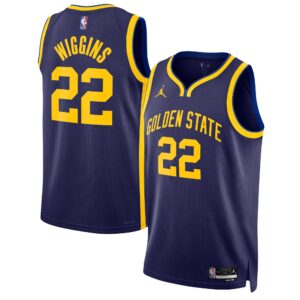 Andrew Wiggins 2022/23 Golden State Warriors  Unisex Swingman Jersey - Statement Edition - Navy