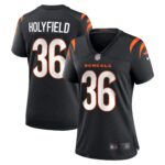 Elijah Holyfield Cincinnati Bengals  Women's Game Player Jersey - Black