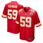 Joshua Kaindoh Kansas City Chiefs  Game Jersey - Red