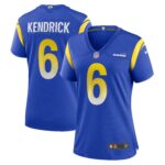 Derion Kendrick Los Angeles Rams  Women's Game Player Jersey - Royal