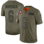 Baker Mayfield Cleveland Browns  2019 Salute to Service Limited Jersey - Olive