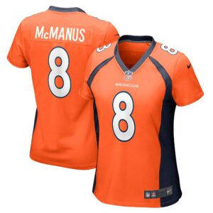 Brandon McManus Denver Broncos  Women's Game Jersey - Orange