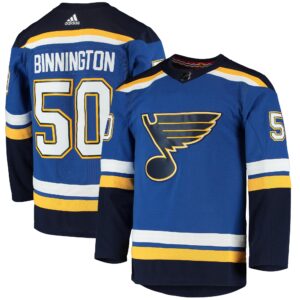 Binnington St.Louis Blues  Home Authentic Player Jersey - Blue