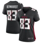 Jared Bernhardt Atlanta Falcons  Women's Game Player Jersey - Black
