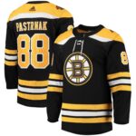 David Pastrnak Boston Bruins  Home Primegreen Authentic Pro Player Jersey - Black