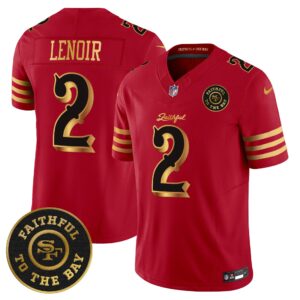 San Francisco 49ers Deommodore Lenoir SF "Rivalries" Vapor Limited Jersey - Faithful To The Bay Patch - All Stitched