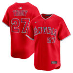 Los Angeles Angels Mike Trout #27 Red Alternate Limited Player Jersey