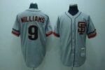 Mitchell And Ness San Francisco Giants #9 Matt Williams Stitched Grey Throwback Jersey