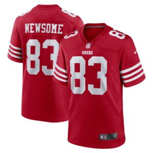 Dazz Newsome San Francisco 49ers  Home Game Player Jersey - Scarlet