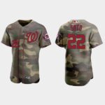 Juan Soto Washington Nationals 2021 National Armed Forces Day Jersey - Camo