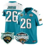 Antonio Johnson #26 Jacksonville Jaguars JAX AFC South Division Champions Vapor Limited Throwback Jersey - All Stitched