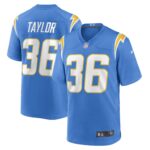 Ja'Sir Taylor Los Angeles Chargers  Game Player Jersey - Powder Blue
