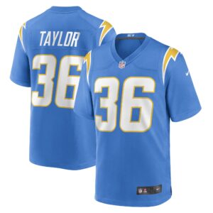 Ja'Sir Taylor Los Angeles Chargers  Game Player Jersey - Powder Blue